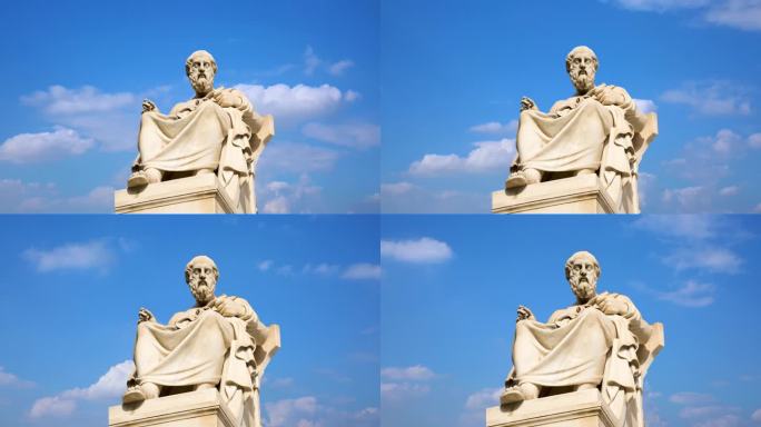 柏拉图 古希腊哲学家 延时摄影