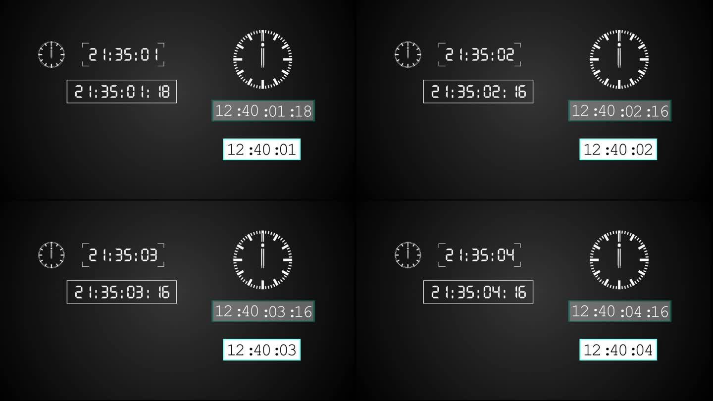 时间 钟表 计时器 跑秒 时间元素