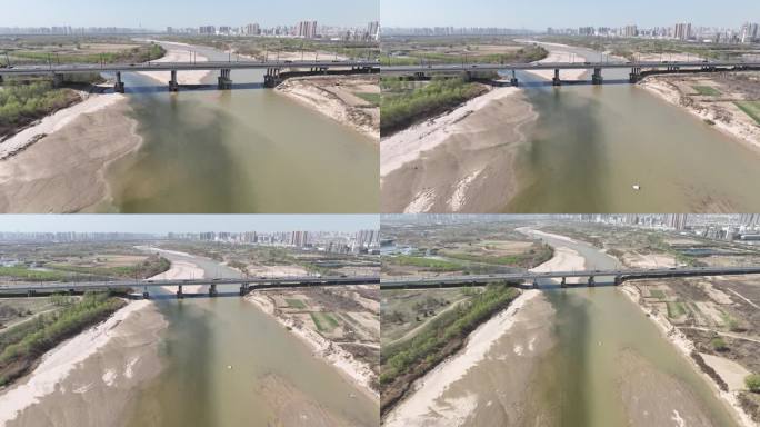沣河渭河交汇口