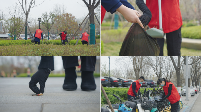 文明城市 红马甲志愿者