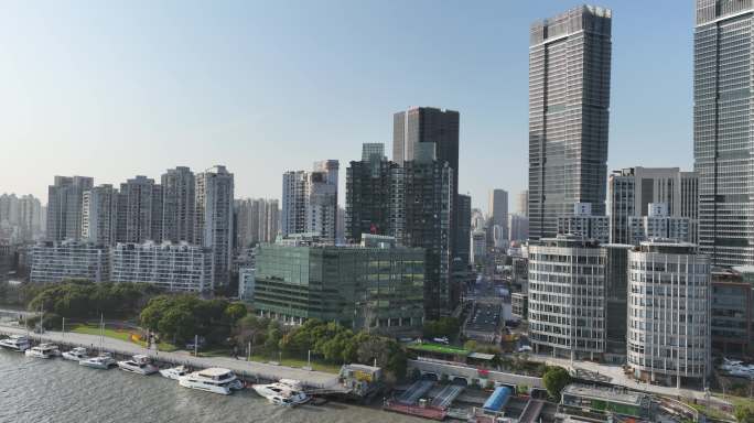 5K-Log-航拍北外滩滨江绿地