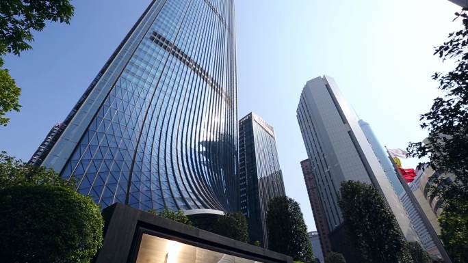 高清4k 深圳高端办公大楼 现代办公
