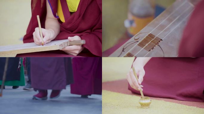 手工艺 唐卡制作 藏族传统