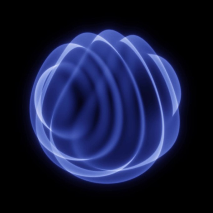 动态扭曲光球 循环 透明通道