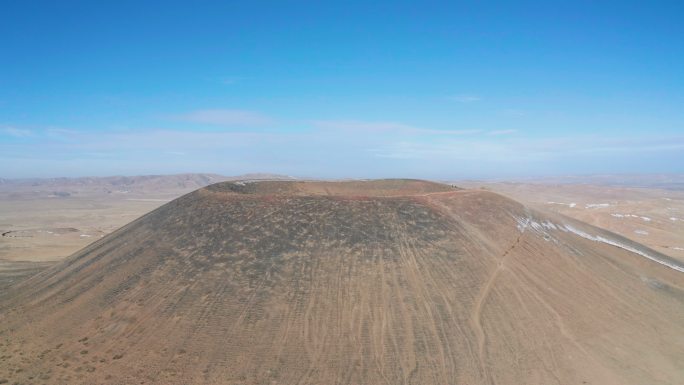 4k航拍内蒙古乌兰哈达火山地质公园