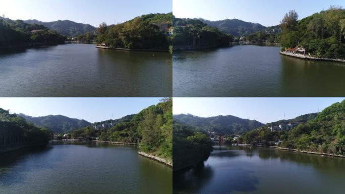 深圳银湖公园航拍8