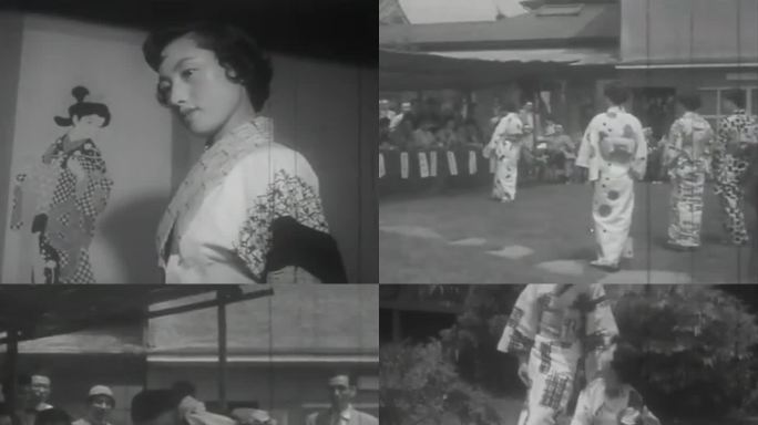 1954年日本 和服选美比赛