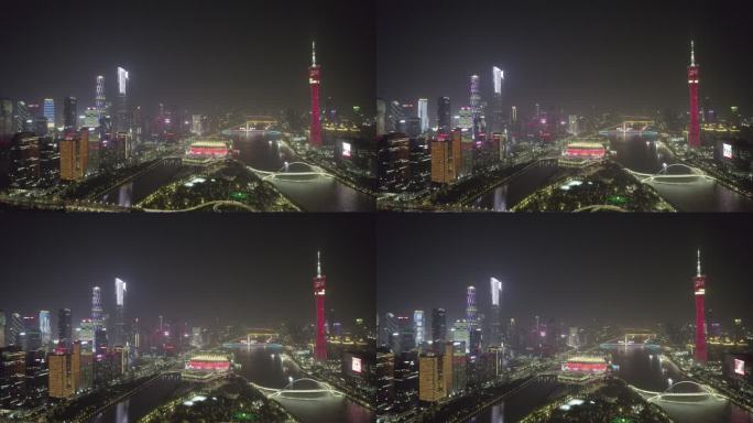 广州珠江新城夜景5kHDR原片