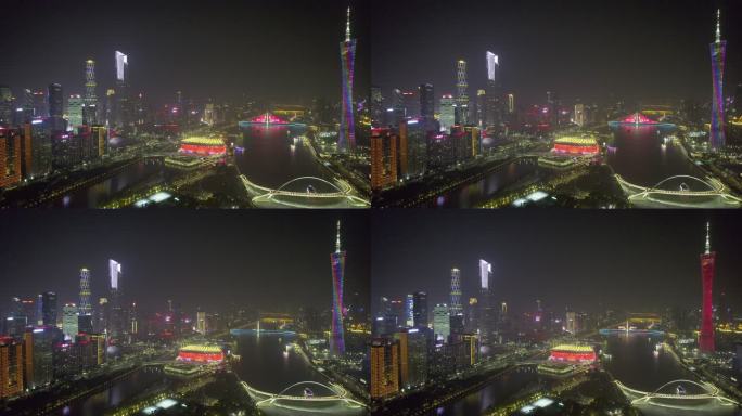 广州珠江新城大夜景5kHDR原片