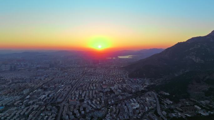泰山日落山