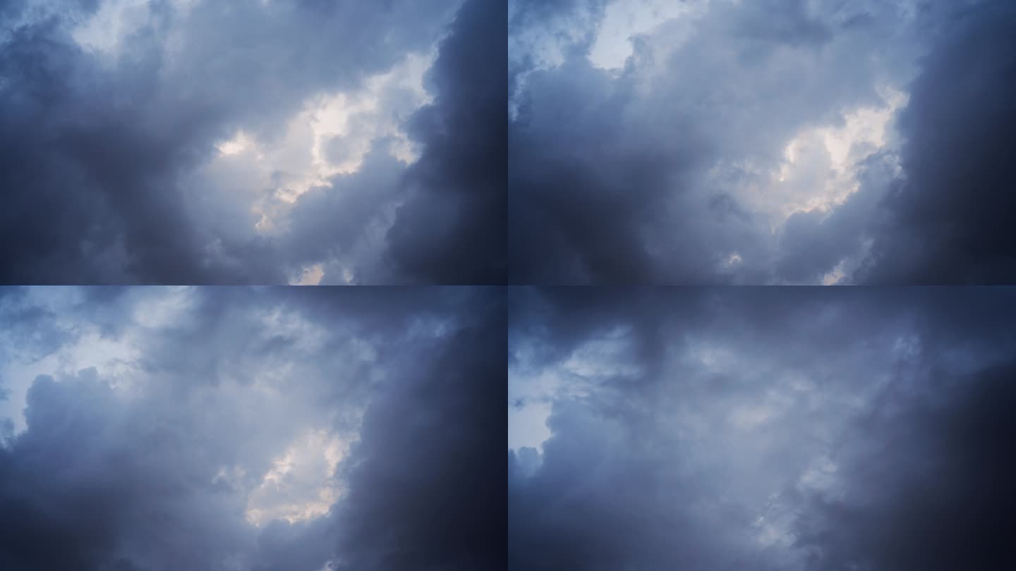 天空乌云翻滚延时摄影