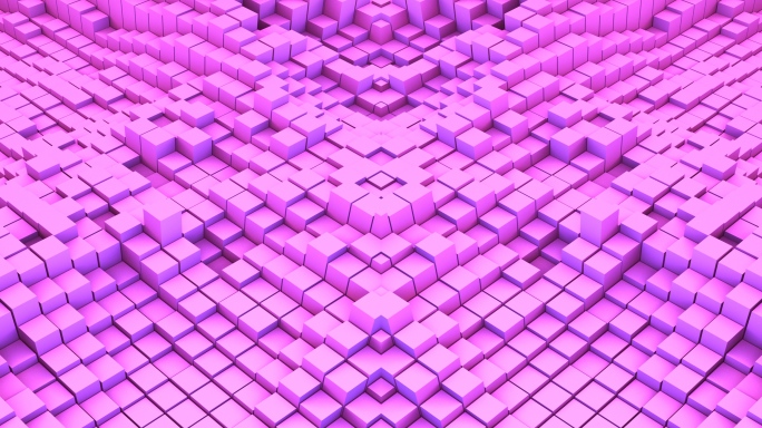 【4K时尚背景】粉色几何梦幻空间韵律抖动