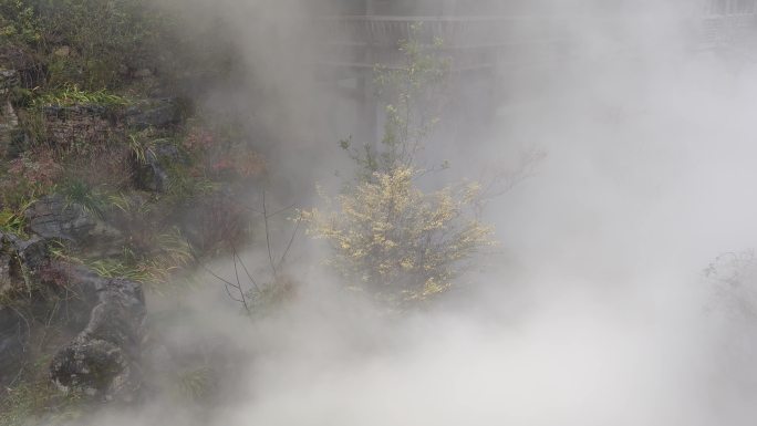 诗意烟雨禅意诗意温泉地热旅游温泉