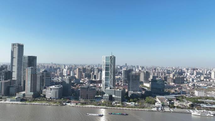 4K原素材-上海北外滩、上海瑞丰国际大厦