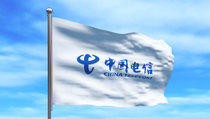 中国电信电信旗子电信旗帜中国电信logo