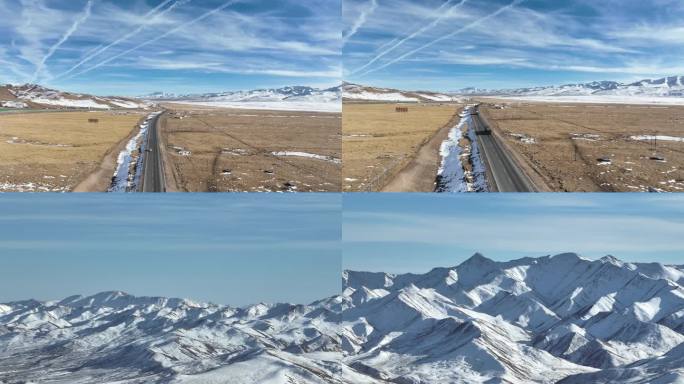 【4K唯美】祁连山雪山风光