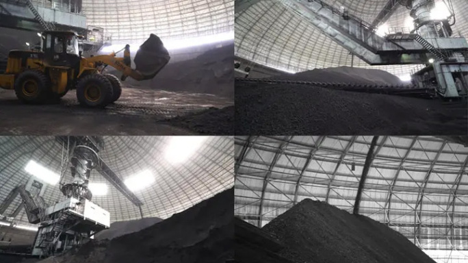 封闭煤场输送处理煤运煤