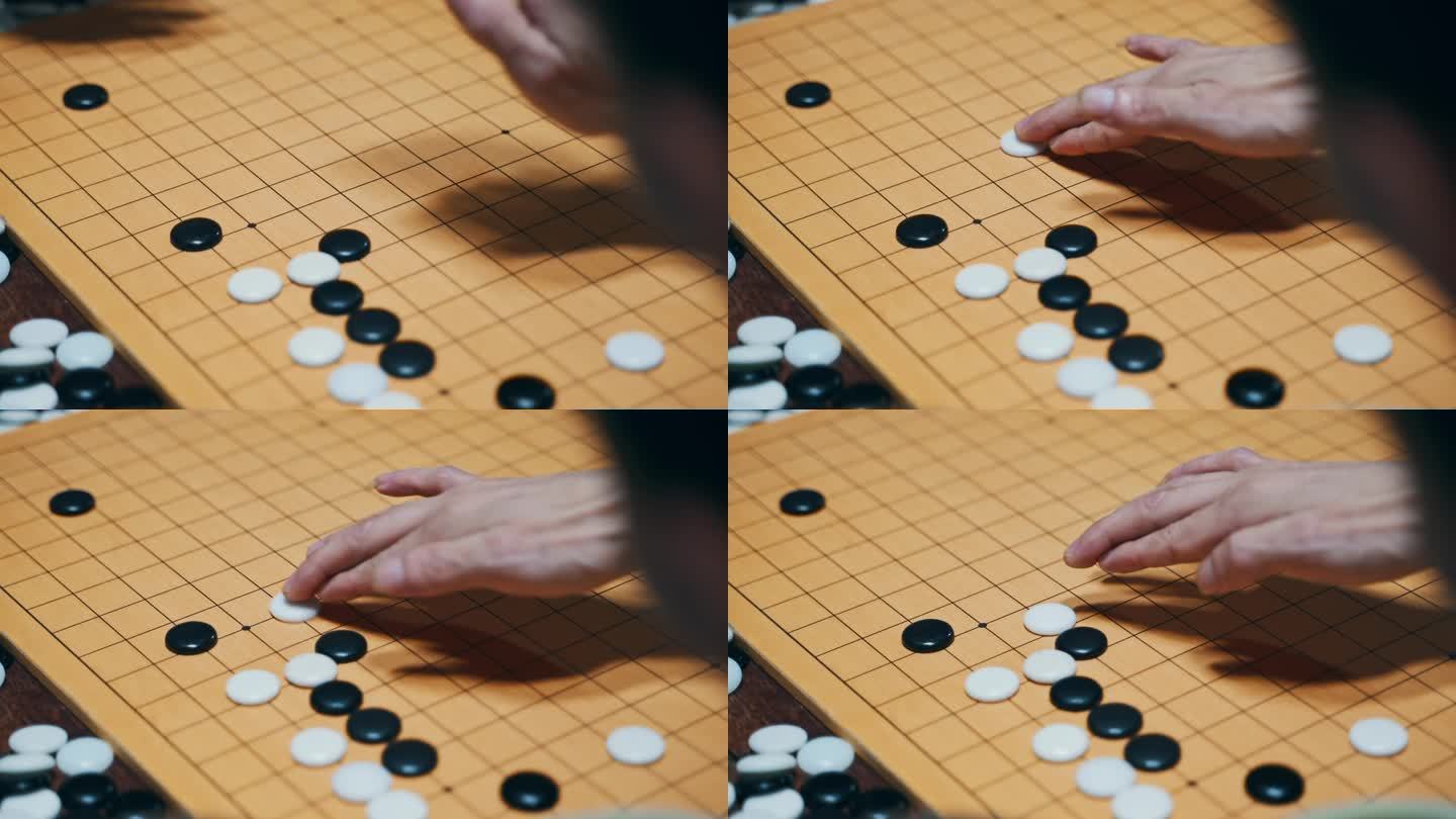 重庆交通茶馆 下围棋