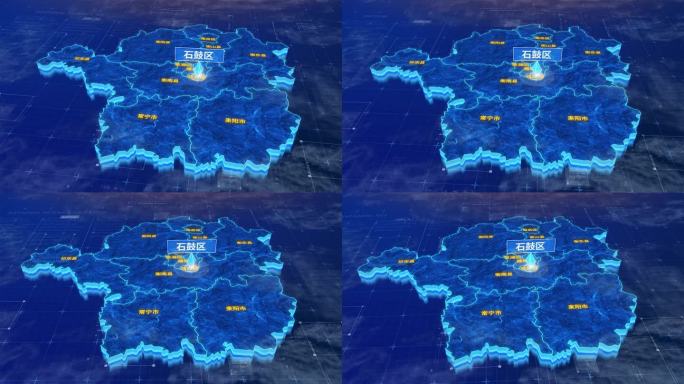衡阳市石鼓区蓝色三维科技区位地图