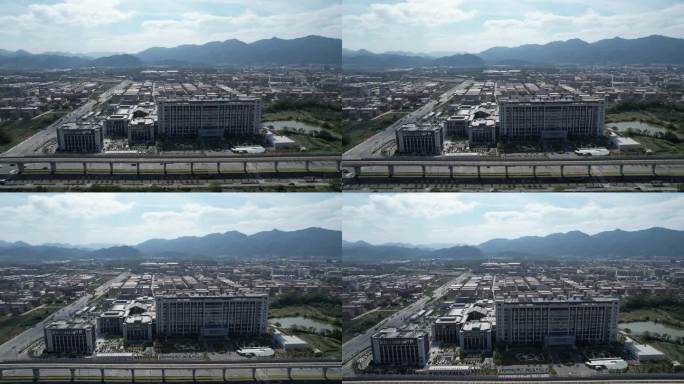 浙江 金华 东阳中医院 航拍 高清 4k