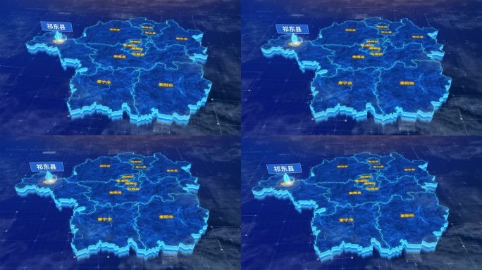 衡阳市祁东县蓝色三维科技区位地图