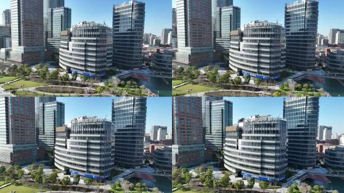 4K原素材-厦门国际银行大厦、上海北外滩
