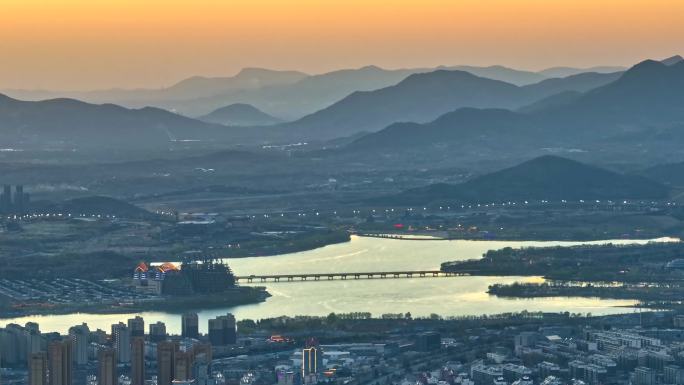 日出日落山