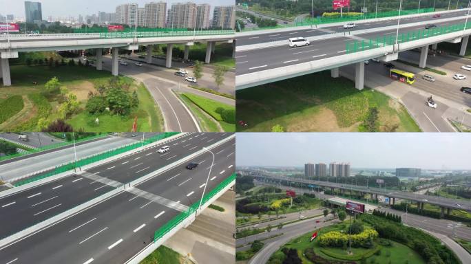 济宁高架桥航拍