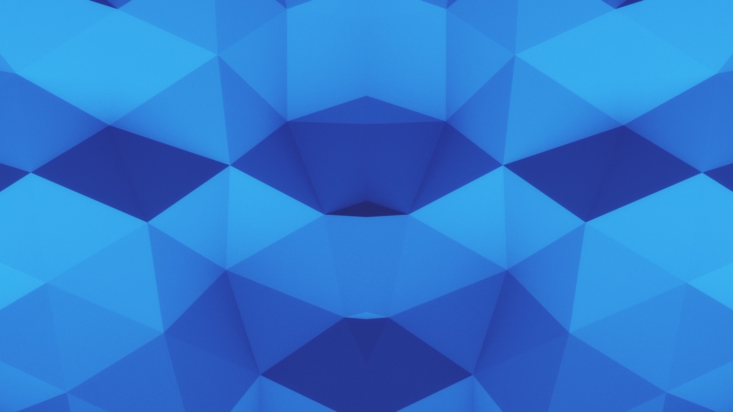 【4K时尚背景】蓝色波浪抽象几何光影科技