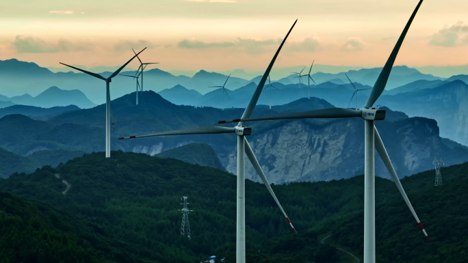 风力发电新能源清洁能源环保风能发电