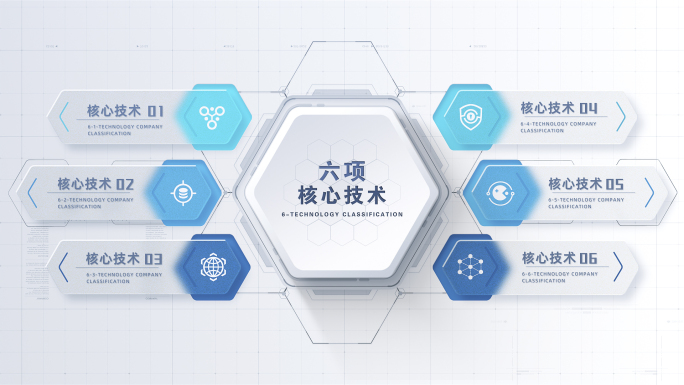 分类信息商务科技毛玻璃拟态