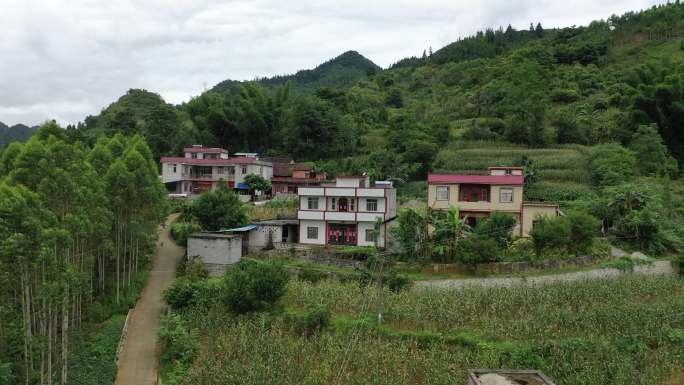 广西山村航拍