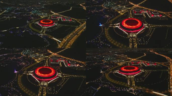 东安湖大运公园夜景实拍