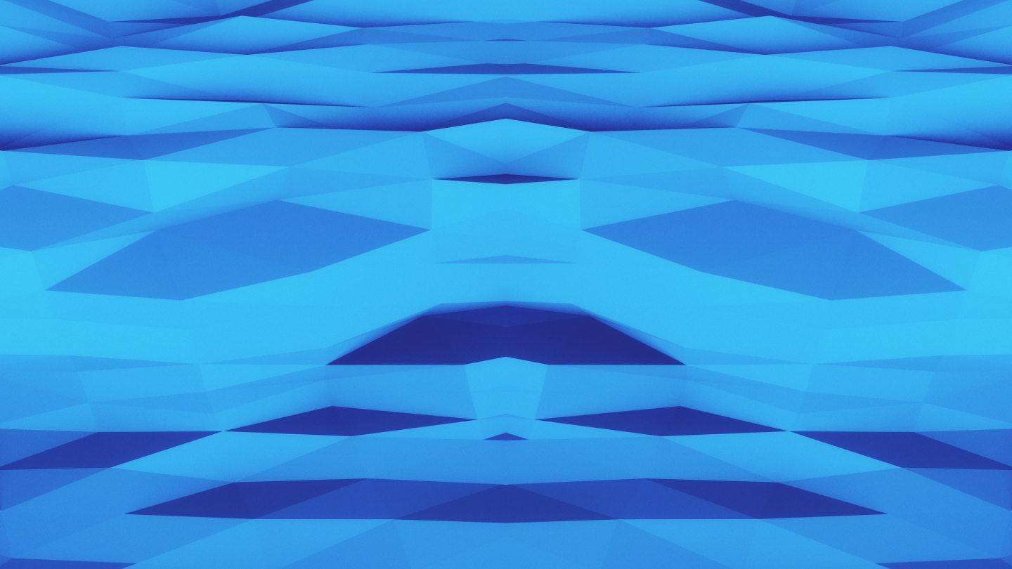 【4K时尚背景】蓝色光影科技抽象几何波浪