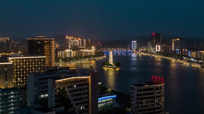 韶关市区夜景