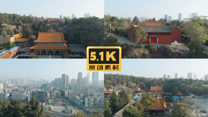 5K-昆明圆通寺航拍，圆通寺圆通寺