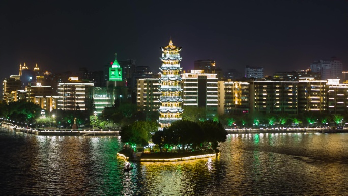 韶关市区夜景