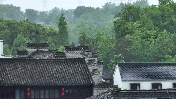 烟雨中西河古镇3