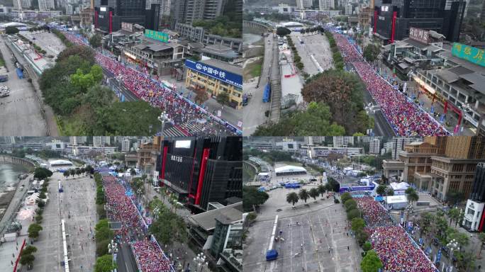 重庆马拉松2023人山人海