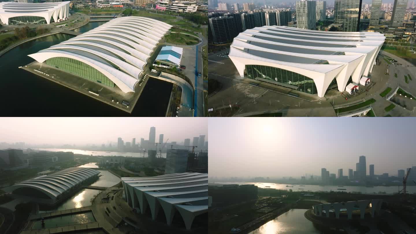 上海东体方体育中心航拍