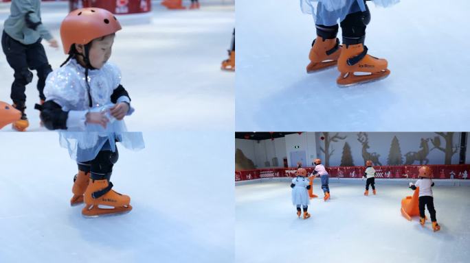 小朋友滑冰