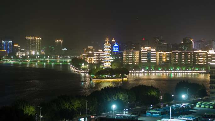 韶关市区夜景