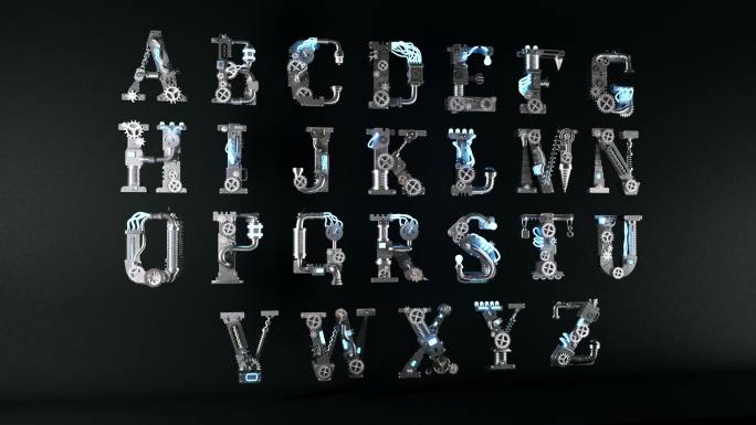 26个英文机械字母