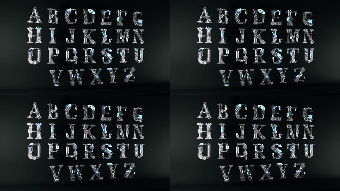26个英文机械字母