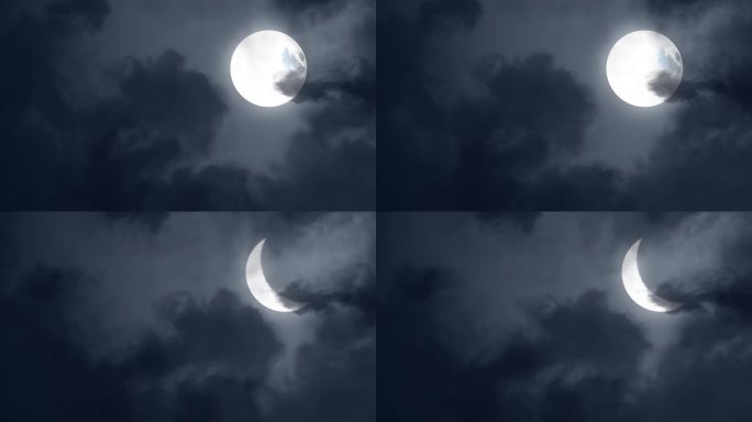 【AE工程】2款夜晚天空月亮