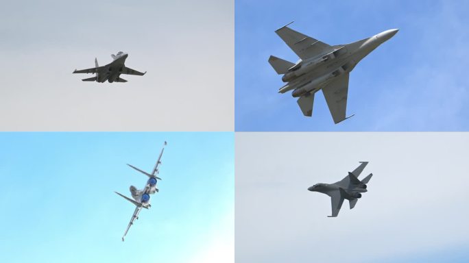 4K稳定：2022空军开放日歼16战斗机