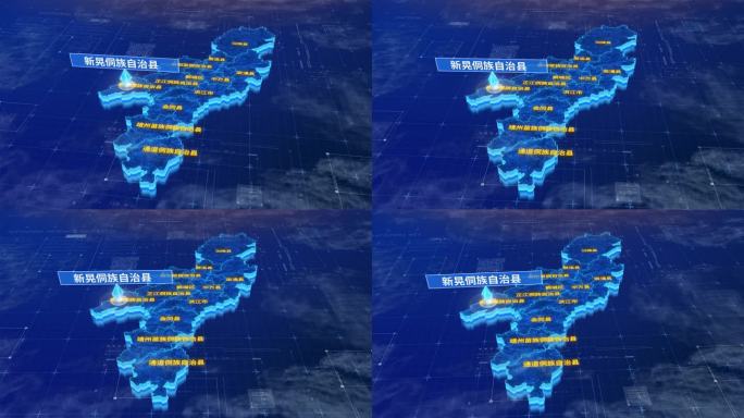 怀化市新晃侗族自治县蓝色三维科技区位地图