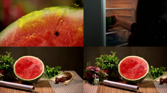 【镜头合集】夏季水果西瓜的保鲜方法挑选3