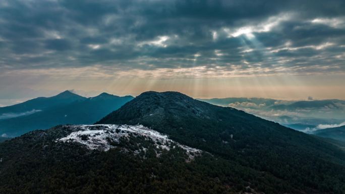 腾冲火山航拍延时