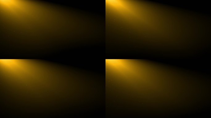 金色黄色光束光线光效粒子舞台灯光微观灰尘